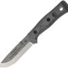 TOPS BOB Hunter Tumble Finish Fixed Blade Gray Canvas Handle Knife BROSTBF02 2 TOPS BOB Hunter Tumble Finish Fixed Blade Gray Canvas Handle Knife BROSTBF02 -Knives = the best. TPBROSTBF02
