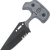 TOPS Grim Reaper Micarta 1095 Serrated Fixed Blade Push Dagger Knife GR01 -Knives = the best. TPGR01