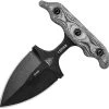 TOPS 5.63" Double Edge 1075HC Steel Full Tang Fixed Push Dagger Knife - ISTK01