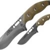 TOPS Set Of 2 Wind Runner Fixed Black River Wash Blade Green Knives Combo WDRCMB -Knives = the best. TPWDRCMB