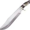 Frost Cutlery Trophy Stag Bone Wood Handle Stainless Fixed Bowie Knife TS185 -Knives = the best. TS185
