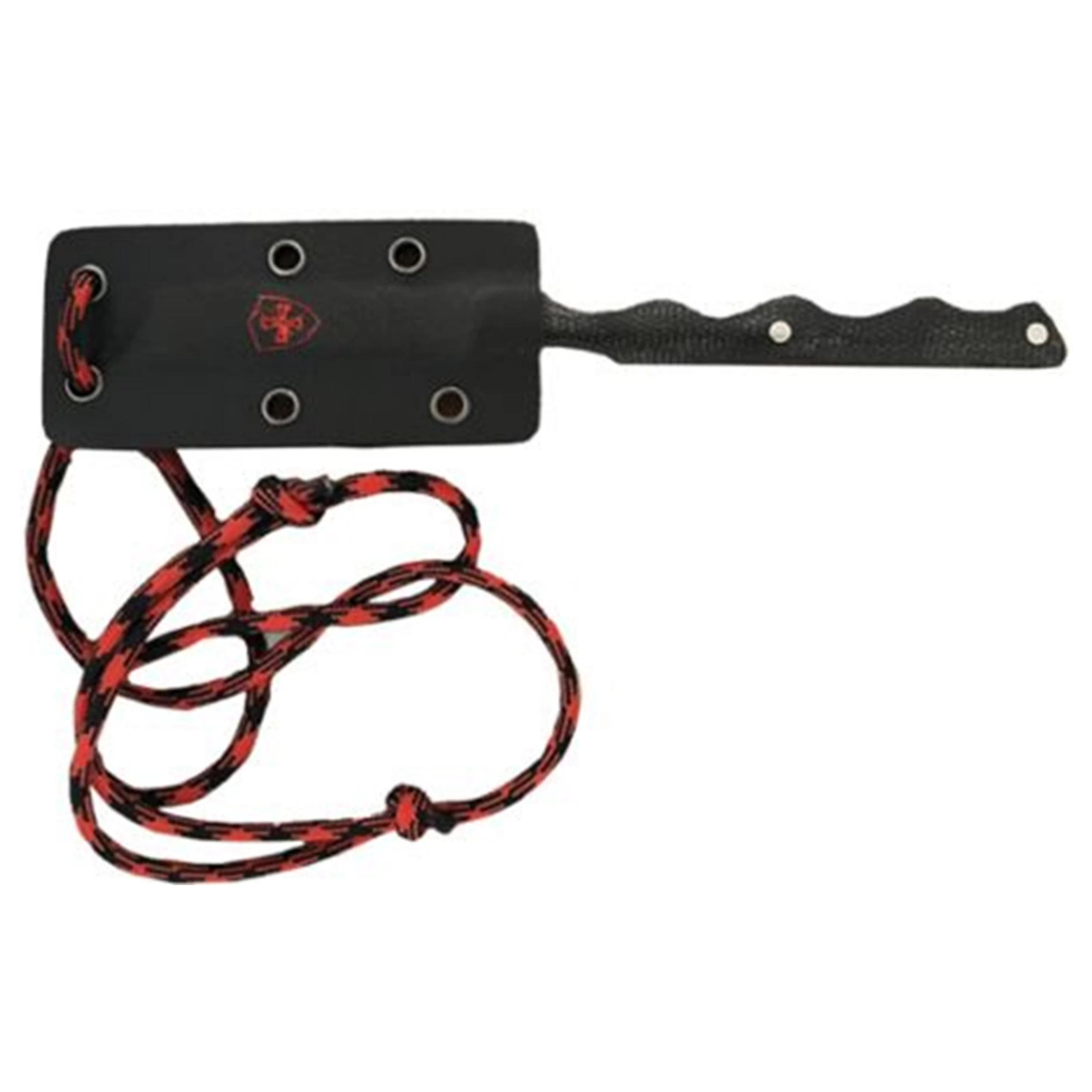 Templar Knife Black Micarta D2 Steel Tanto Fixed Blade Neck Knife NTKR222 5 Templar Knife Black Micarta D2 Steel Tanto Fixed Blade Neck Knife NTKR222 - Image 3