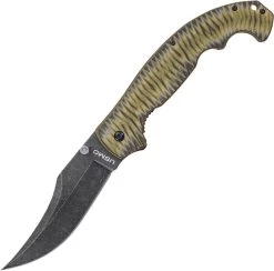 United Cutlery USMC Fallout Linerlock A/O Black Stainless G10 Handle Knife 3291