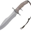 United Cutlery Rambo Last Blood Bowie Tan Micarta 7Cr17 Fixed Blade Knife 3461 -Knives = the best. UC3461