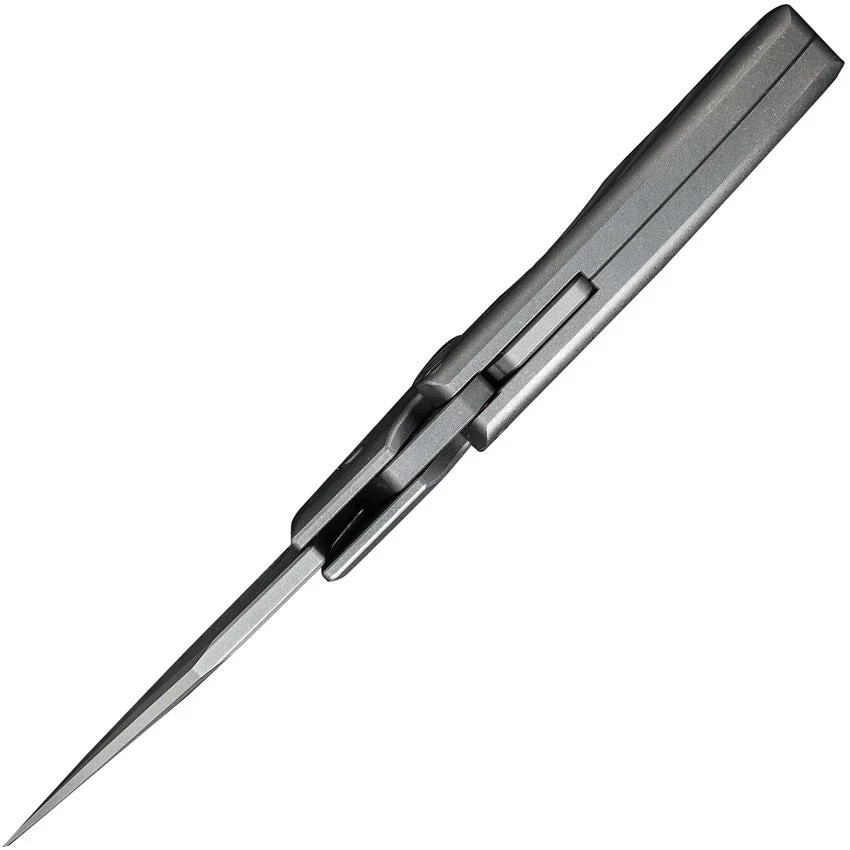 We Knife Typhoeus Folding Push Dagger Knife Gray Titanium CPM-20CV W/ Sheath 21036B2 8 We Knife Typhoeus Folding Push Dagger Knife Gray Titanium CPM-20CV W/ Sheath 21036B2 - Image 6