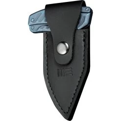 We Knife Typhoeus Folding Push Dagger Knife Blue Titanium CPM-20CV W/ Sheath 21036B3 -Knives = the best. WE21036B3 add 04