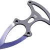 We Knife Co Ltd BUD Blue 6AL4V Titanium Fixed Blade Push Dagger Knife 924B -Knives = the best. WE924B