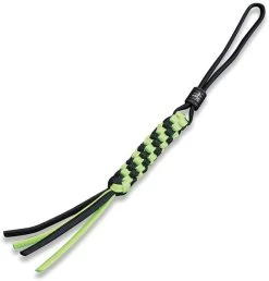 We Knife Co Ltd Green & Black Paracord Lanyard A01d