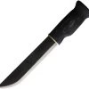 Wood Jewel Leuku Bowie Black Plywood Carbon Steel Fixed Blade Knife 23LEMU -Knives = the best. WJ23LEMU