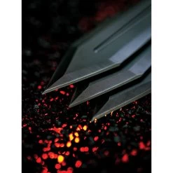 World Knife Throwing League Clover Black Stainless 3pc Throwing Knives Set 006 -Knives = the best. WKTL006 add 03