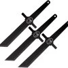 World Knife Throwing League Tobi Black 3Cr13 Stainless 3pc Throwing Knives 008 -Knives = the best. WKTL008