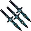 Toro Knives Grito Blue Water Dragon Black Stainless 3pc Throwing Knives Set 074 2 Toro Knives Grito Blue Water Dragon Black Stainless 3pc Throwing Knives Set 074 -Knives = the best. WKTL074