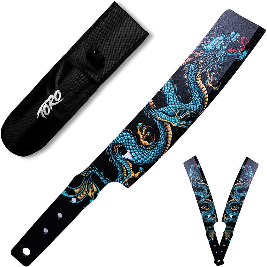 Toro Knives Besito Slim Blue Dragon Art Design Throwing Cleavers Pack 076 5 Toro Knives Besito Slim Blue Dragon Art Design Throwing Cleavers Pack 076 - Image 3