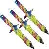 Toro Knives Barbaro Graffiti Artwork Stainless 3pc Throwing Knives Set 078 -Knives = the best. WKTL078
