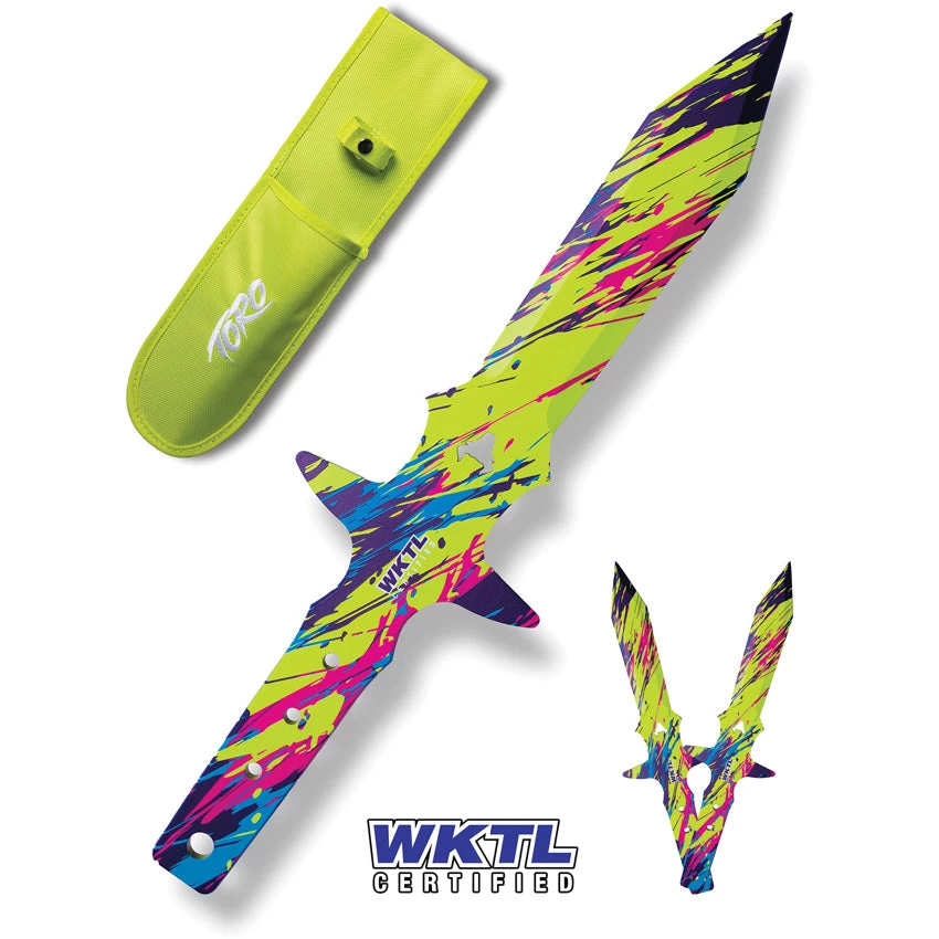 Toro Knives Barbaro Graffiti Artwork Stainless 3pc Throwing Knives Set 078 5 Toro Knives Barbaro Graffiti Artwork Stainless 3pc Throwing Knives Set 078 - Image 3