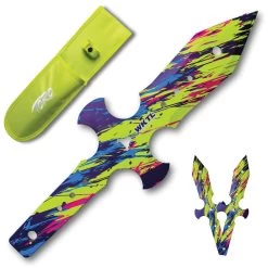 Toro Knives Muerto Graffiti Artwork Stainless 3pc Throwing Knives Set 079 -Knives = the best. WKTL079 add 02