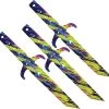 Toro Knives Diablo Graffiti Artwork Stainless 3pc Throwing Knives Set 082