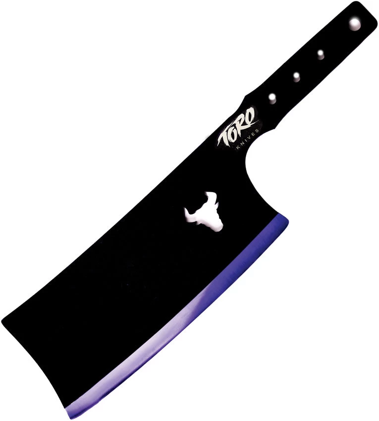 Toro Knives Besito Purple & Black 3Cr13 Steel Devil Art Throwing Cleaver 084 3 Toro Knives Besito Purple & Black 3Cr13 Steel Devil Art Throwing Cleaver 084