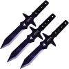 Toro Knives Barbaro Black & Purple Stainless 3pc Throwing Knives Set 085 -Knives = the best. WKTL085