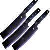 Toro Knives Besito Slim Black & Purple 3Cr13 3 Throwing Cleavers Pack 090 1 Toro Knives Besito Slim Black & Purple 3Cr13 3 Throwing Cleavers Pack 090 -Knives = the best. WKTL090