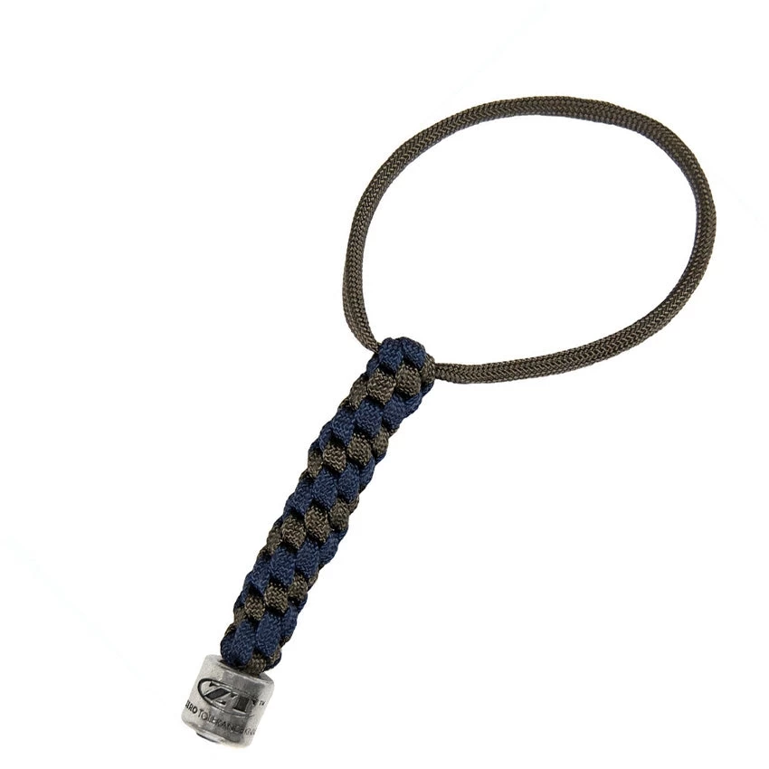 Zero Tolerance Blue & Gray Paracord Lanyard W/ Pewter Bead ZTLANYARD 3 Zero Tolerance Blue & Gray Paracord Lanyard W/ Pewter Bead ZTLANYARD