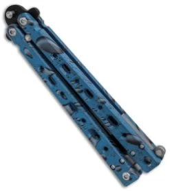 Bear OPS Bear Song V Balisong Blue Raindrop Knife B500AIBDB 5 Bear OPS Bear Song V Balisong Blue Raindrop Knife B500AIBDB -Knives = the best. balisong