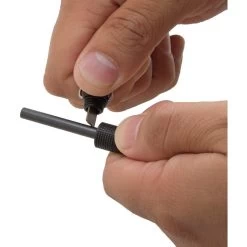 SOG Black Multi Tool Flint Emergency Glass Breaker Whistle Ferro Rod Key Chain FT1001CP -Knives = the best. flint 3