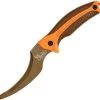 Kershaw 9" Zip It Pro Buck Commander Brown Orange Fixed Gutting/Skinning Knife 1894orbrnbcx -Knives = the best. ks