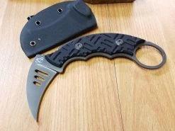 Mantis Kara-Fu Karambit MoVa Stainless Fixed Blade Knife MKF2 -Knives = the best. mf1