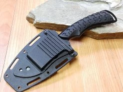 Mantis Foundation Fixed Blade Black Gut Hook Stainless Hunting Knife TA2XLB -Knives = the best. xlbb